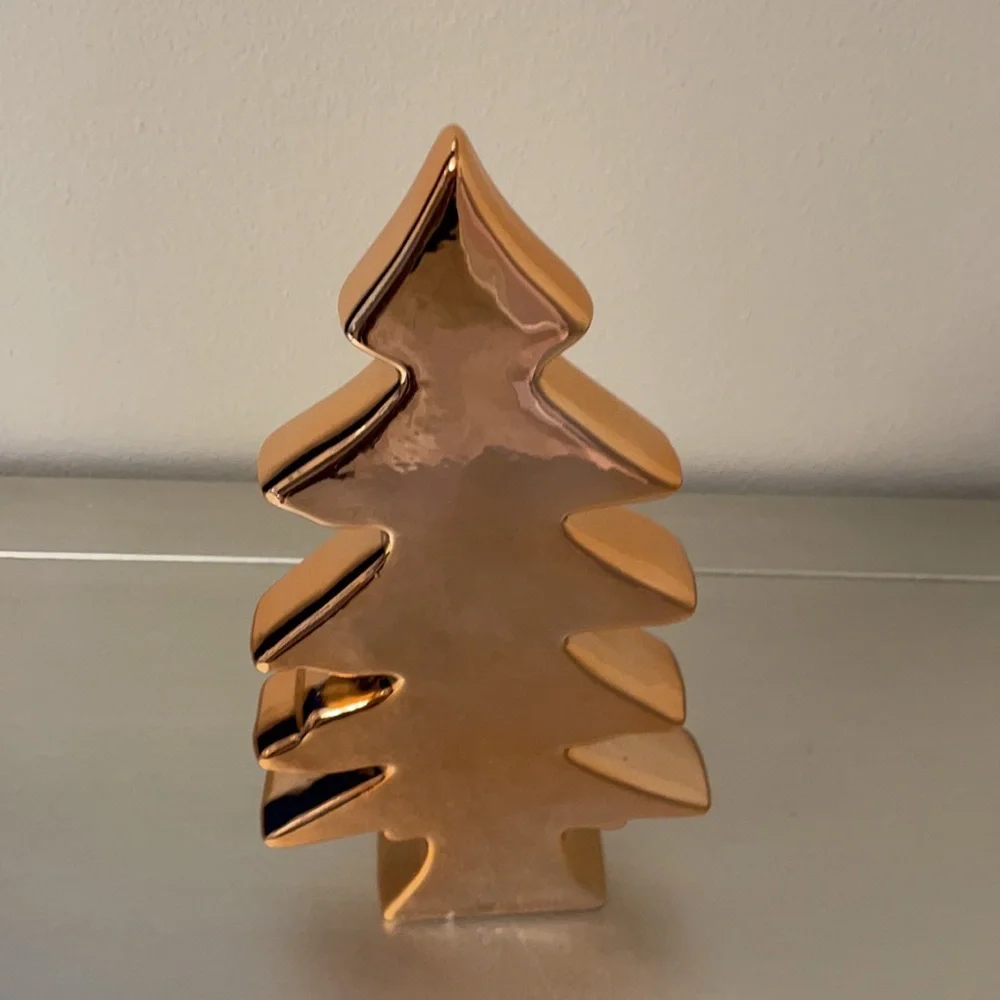 Decorative Cooper-Tone Christmas Tree